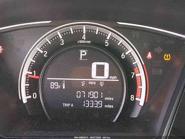 45985274 :رقم المزاد ، 19XFC2F57JE003602 vin ، 2018 Honda Civic Lx مزاد بيع