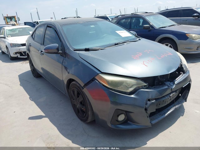 2015 Toyota Corolla S მანქანა იყიდება აუქციონზე, vin: 5YFBURHE9FP299469, აუქციონის ნომერი: 45985352