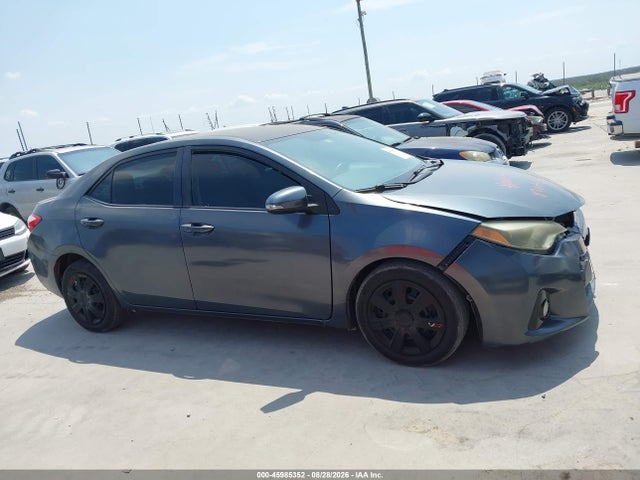 2015 Toyota Corolla S მანქანა იყიდება აუქციონზე, vin: 5YFBURHE9FP299469, აუქციონის ნომერი: 45985352