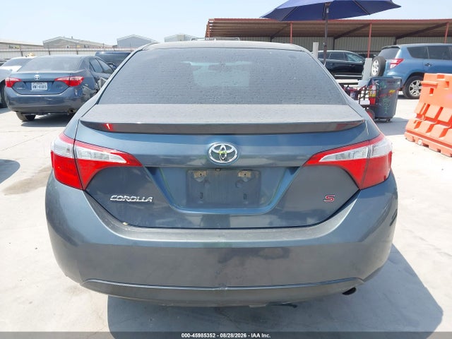 2015 Toyota Corolla S მანქანა იყიდება აუქციონზე, vin: 5YFBURHE9FP299469, აუქციონის ნომერი: 45985352