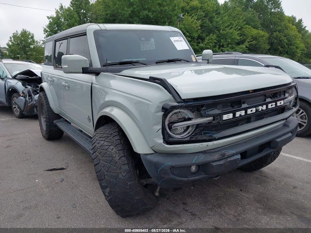 Продаж на аукціоні авто 2022 Ford Bronco Outer Banks, vin: 1FMEE5BP6NLB45768, номер лоту: 45985402