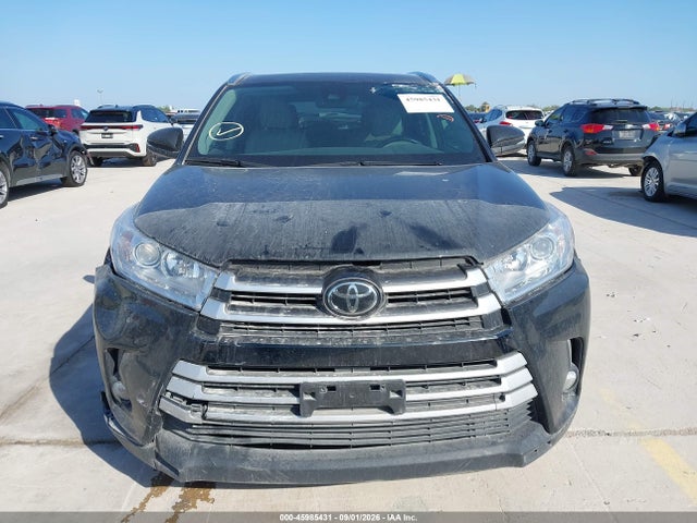 2017 Toyota Highlander Xle მანქანა იყიდება აუქციონზე, vin: 5TDKZRFH0HS519865, აუქციონის ნომერი: 45985431