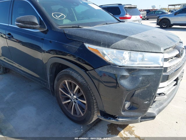 2017 Toyota Highlander Xle მანქანა იყიდება აუქციონზე, vin: 5TDKZRFH0HS519865, აუქციონის ნომერი: 45985431