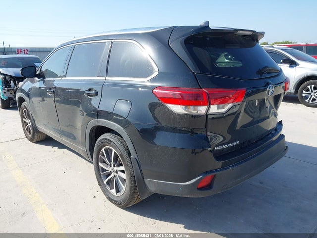 2017 Toyota Highlander Xle მანქანა იყიდება აუქციონზე, vin: 5TDKZRFH0HS519865, აუქციონის ნომერი: 45985431