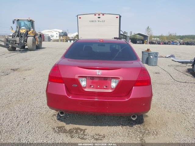 45985462 :رقم المزاد ، 1HGCM665X7A103164 vin ، 2007 Honda Accord 3.0 Ex مزاد بيع