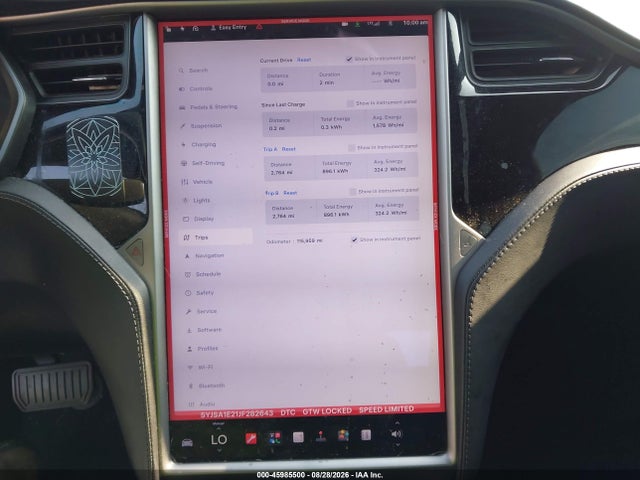 Продаж на аукціоні авто 2018 Tesla Model S, vin: 5YJSA1E21JF282643, номер лоту: 45985500