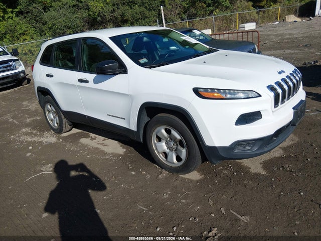 Продажа на аукционе авто 2016 Jeep Cherokee Sport, vin: 1C4PJMAB7GW109355, номер лота: 45985586