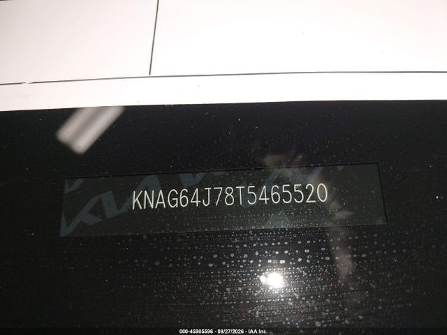 2026 Kia K5 Gt-line Awd მანქანა იყიდება აუქციონზე, vin: KNAG64J78T5465520, აუქციონის ნომერი: 45985596