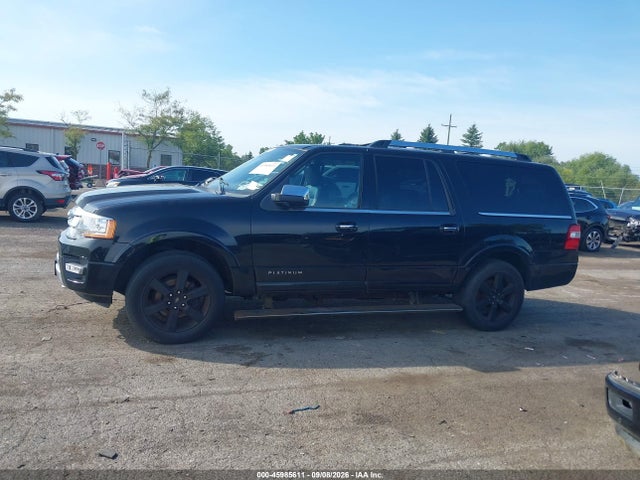 2017 Ford Expedition Max Platinum მანქანა იყიდება აუქციონზე, vin: 1FMJK1MT2HEA09852, აუქციონის ნომერი: 45985611
