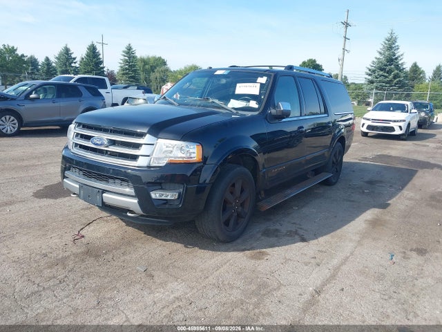 2017 Ford Expedition Max Platinum მანქანა იყიდება აუქციონზე, vin: 1FMJK1MT2HEA09852, აუქციონის ნომერი: 45985611