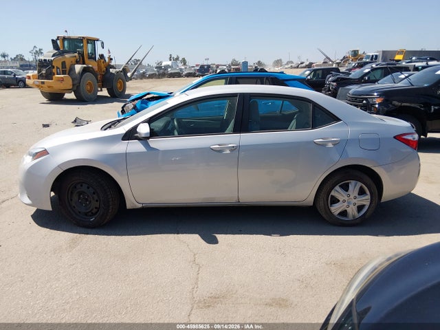 Продаж на аукціоні авто 2016 Toyota Corolla Le, vin: 2T1BURHE0GC631123, номер лоту: 45985625