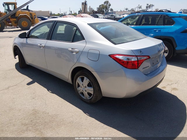 Продаж на аукціоні авто 2016 Toyota Corolla Le, vin: 2T1BURHE0GC631123, номер лоту: 45985625