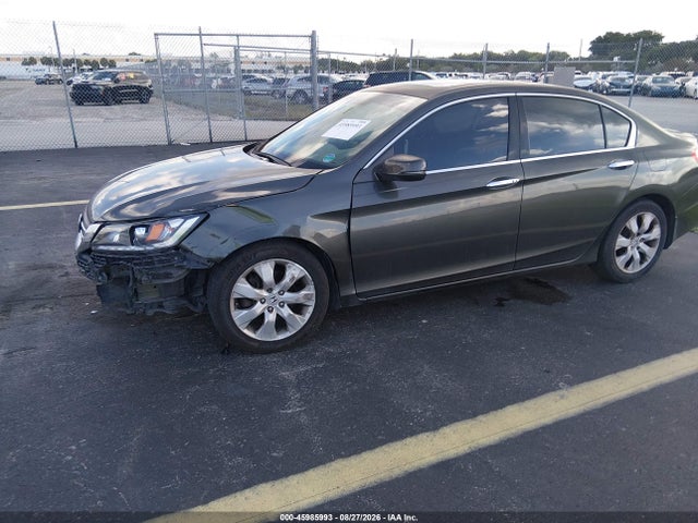 45985993 :رقم المزاد ، 1HGCR3F87FA019487 vin ، 2015 Honda Accord Ex-l V-6 مزاد بيع