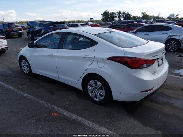 45986026 :رقم المزاد ، 5NPDH4AE1GH752475 vin ، 2016 Hyundai Elantra Se مزاد بيع