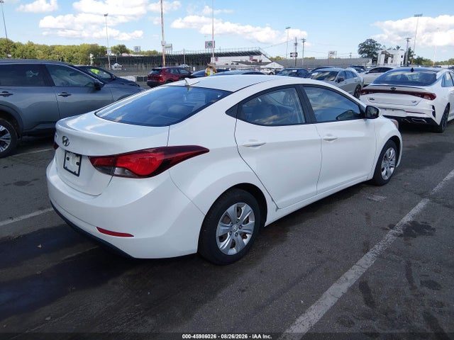 45986026 :رقم المزاد ، 5NPDH4AE1GH752475 vin ، 2016 Hyundai Elantra Se مزاد بيع