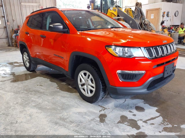 Aukcja sprzedaży 2018 Jeep Compass Sport 4x4, vin: 3C4NJDAB6JT392271, numer aukcji: 45986102