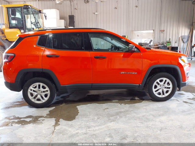 Aukcja sprzedaży 2018 Jeep Compass Sport 4x4, vin: 3C4NJDAB6JT392271, numer aukcji: 45986102