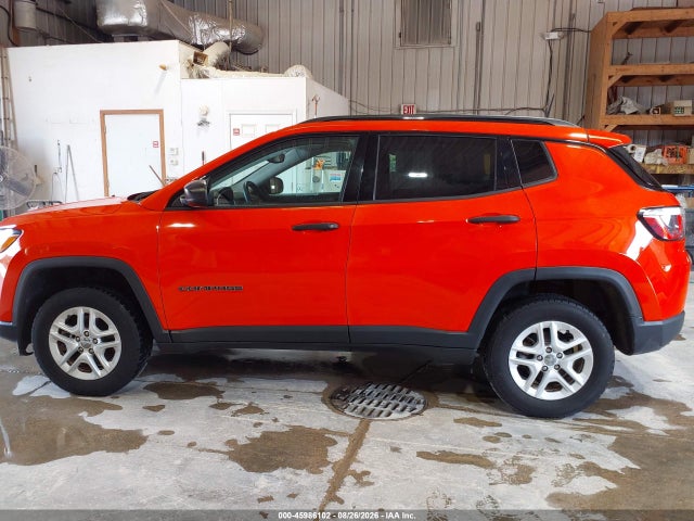 Aukcja sprzedaży 2018 Jeep Compass Sport 4x4, vin: 3C4NJDAB6JT392271, numer aukcji: 45986102