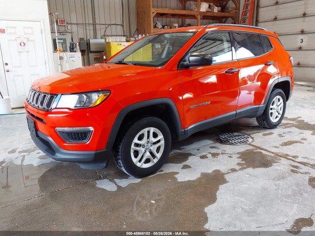 Aukcja sprzedaży 2018 Jeep Compass Sport 4x4, vin: 3C4NJDAB6JT392271, numer aukcji: 45986102