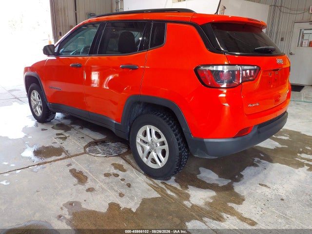 Aukcja sprzedaży 2018 Jeep Compass Sport 4x4, vin: 3C4NJDAB6JT392271, numer aukcji: 45986102