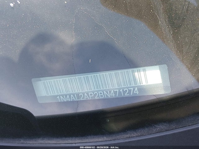 45986182 :رقم المزاد ، 1N4AL2AP2BN471274 vin ، 2011 Nissan Altima 2.5 S مزاد بيع