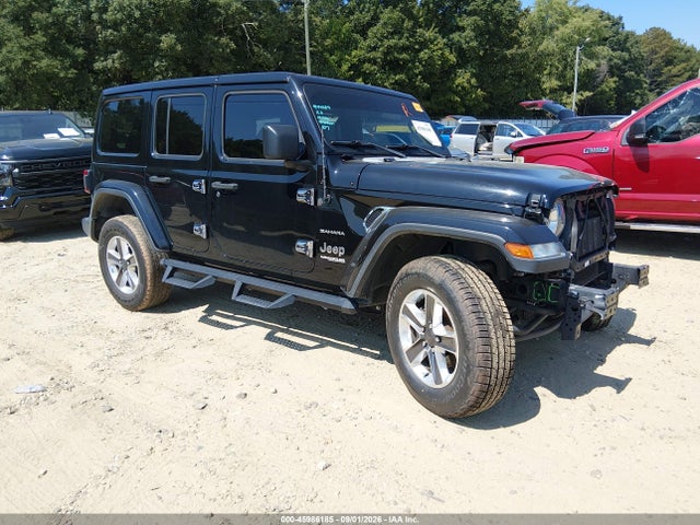 Auction sale of the 2020 Jeep Wrangler Unlimited Sahara 4x4, vin: 1C4HJXEN8LW285013, lot number: 45986185