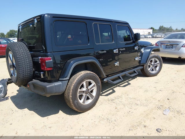 Auction sale of the 2020 Jeep Wrangler Unlimited Sahara 4x4, vin: 1C4HJXEN8LW285013, lot number: 45986185