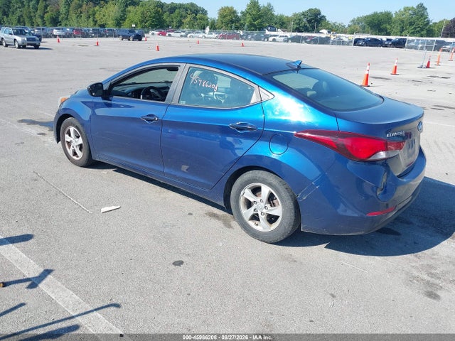 45986208 :رقم المزاد ، 5NPDH4AEXFH594068 vin ، 2015 Hyundai Elantra Se مزاد بيع