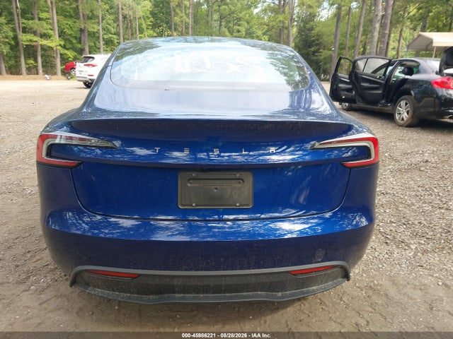 Продаж на аукціоні авто 2025 Tesla Model 3 Long Range Rear-wheel Drive/standard Rear-wheel Drive, vin: 5YJ3E1EA8SF924308, номер лоту: 45986221