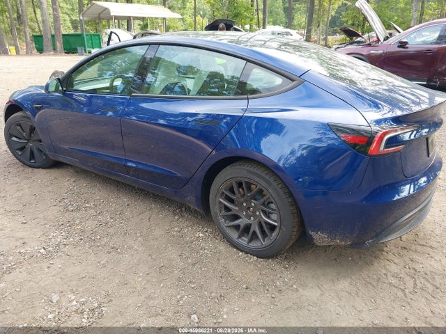 Продаж на аукціоні авто 2025 Tesla Model 3 Long Range Rear-wheel Drive/standard Rear-wheel Drive, vin: 5YJ3E1EA8SF924308, номер лоту: 45986221