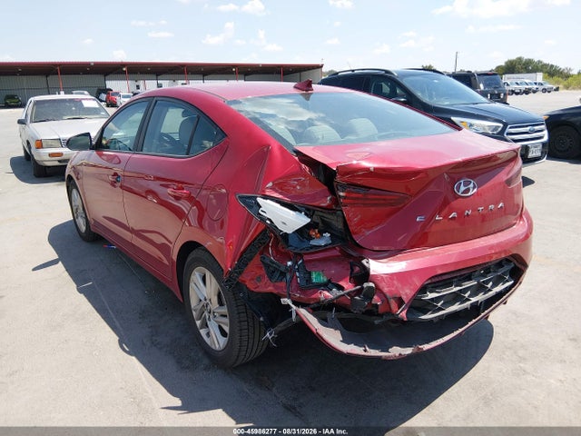 2020 Hyundai Elantra Sel მანქანა იყიდება აუქციონზე, vin: KMHD84LF7LU026086, აუქციონის ნომერი: 45986277
