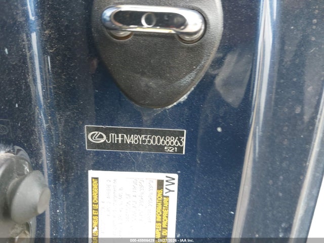 Aukcja sprzedaży 2005 Lexus Sc 430, vin: JTHFN48Y550068863, numer aukcji: 45986429