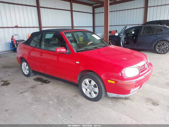 2002 Volkswagen Cabrio Glx მანქანა იყიდება აუქციონზე, vin: 3VWDC21V02M807596, აუქციონის ნომერი: 45986431