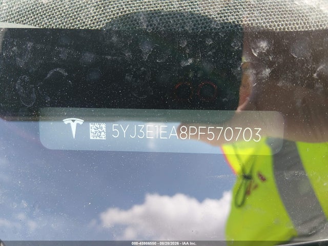 Продаж на аукціоні авто 2023 Tesla Model 3 Rear-wheel Drive, vin: 5YJ3E1EA8PF570703, номер лоту: 45986550