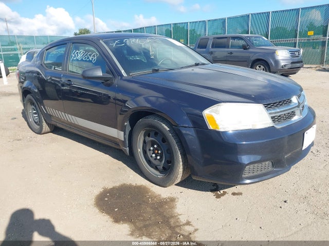 2012 Dodge Avenger Se მანქანა იყიდება აუქციონზე, vin: 1C3CDZAB5CN168346, აუქციონის ნომერი: 45986568