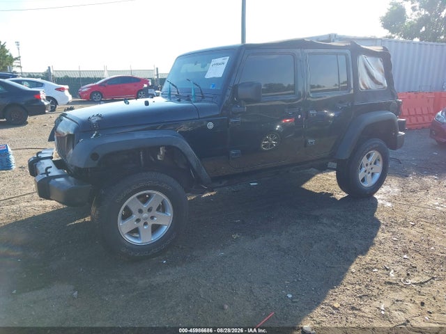 45986686 :رقم المزاد ، 1C4BJWDG9GL143067 vin ، 2016 Jeep Wrangler Unlimited Willys Wheeler مزاد بيع