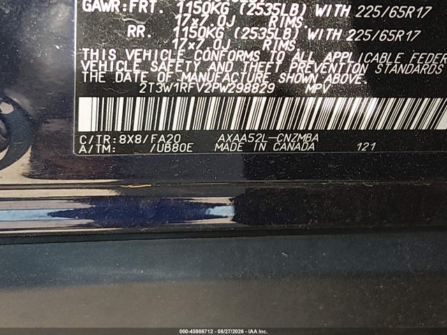 Toyota Rav4 Xle 2023 2T3W1RFV2PW298829 Image 9