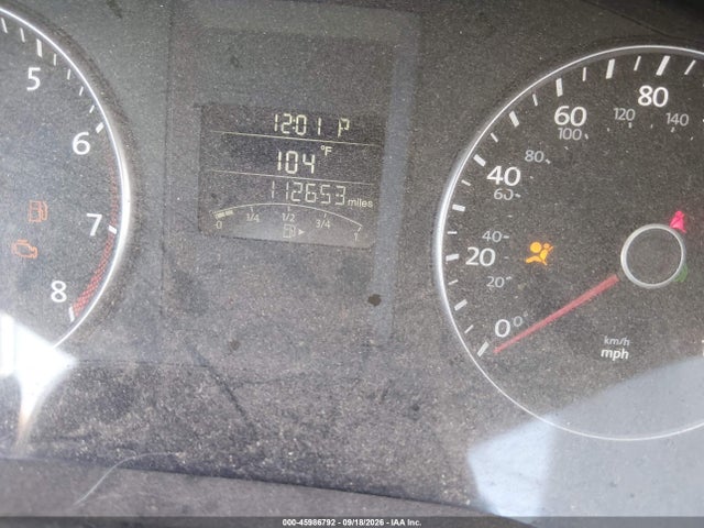 45986792 :رقم المزاد ، 3VWDX7AJ4DM365746 vin ، 2013 Volkswagen Jetta 2.5l Se مزاد بيع