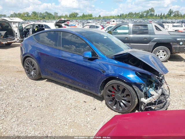 Продаж на аукціоні авто 2021 Tesla Model Y Performance Dual Motor All-wheel Drive, vin: 5YJYGDEF1MF079091, номер лоту: 45986797