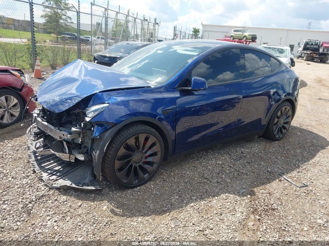 2021 Tesla Model Y Performance Dual Motor All-wheel Drive მანქანა იყიდება აუქციონზე, vin: 5YJYGDEF1MF079091, აუქციონის ნომერი: 45986797