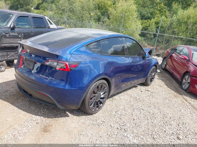 2021 Tesla Model Y Performance Dual Motor All-wheel Drive მანქანა იყიდება აუქციონზე, vin: 5YJYGDEF1MF079091, აუქციონის ნომერი: 45986797