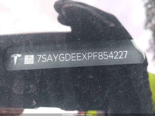 45986801 :رقم المزاد ، 7SAYGDEEXPF854227 vin ، 2023 Tesla Model Y Awd/long Range Dual Motor All-wheel Drive مزاد بيع