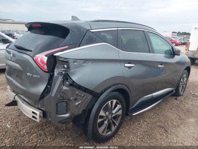 Продажа на аукционе авто 2017 Nissan Murano Sv, vin: 5N1AZ2MH2HN112458, номер лота: 45986807