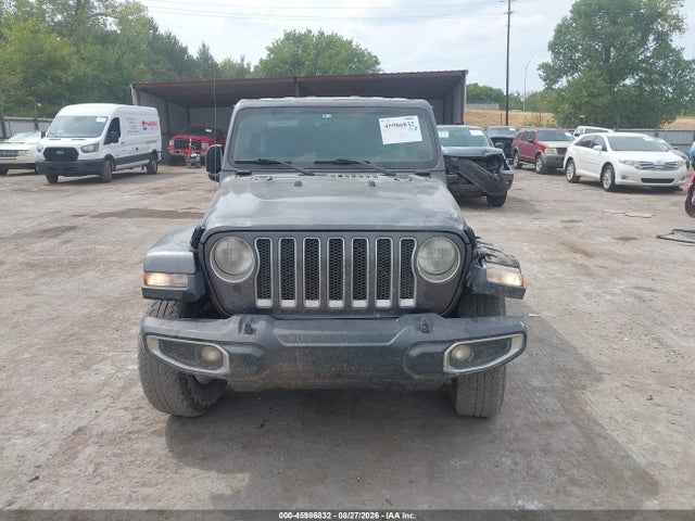 45986832 :رقم المزاد ، 1C4HJXEG8JW156106 vin ، 2018 Jeep Wrangler Unlimited Sahara 4x4 مزاد بيع