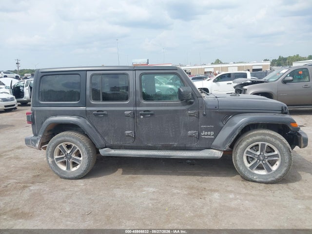 45986832 :رقم المزاد ، 1C4HJXEG8JW156106 vin ، 2018 Jeep Wrangler Unlimited Sahara 4x4 مزاد بيع