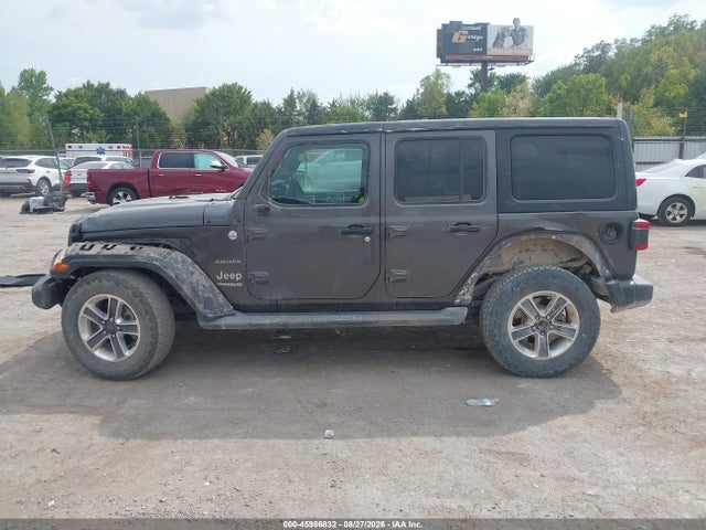 45986832 :رقم المزاد ، 1C4HJXEG8JW156106 vin ، 2018 Jeep Wrangler Unlimited Sahara 4x4 مزاد بيع