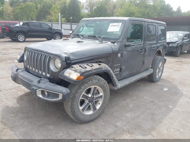45986832 :رقم المزاد ، 1C4HJXEG8JW156106 vin ، 2018 Jeep Wrangler Unlimited Sahara 4x4 مزاد بيع