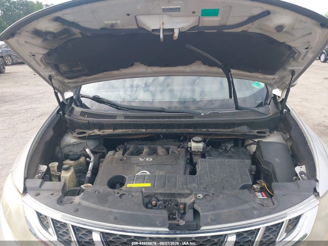 2011 Nissan Murano Sl მანქანა იყიდება აუქციონზე, vin: JN8AZ1MW2BW167351, აუქციონის ნომერი: 45986876