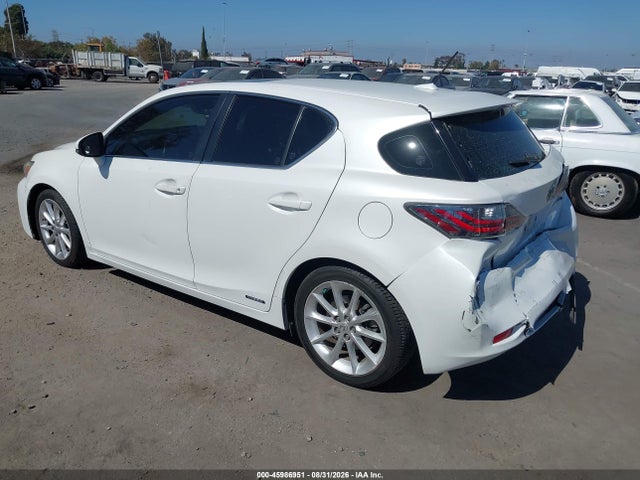 Продаж на аукціоні авто 2011 Lexus Ct 200h Premium, vin: JTHKD5BH4B2041153, номер лоту: 45986951