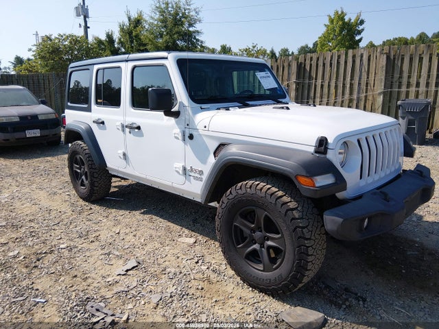 45986980 :رقم المزاد ، 1C4HJXDG6JW229703 vin ، 2018 Jeep Wrangler Unlimited Sport S 4x4 مزاد بيع